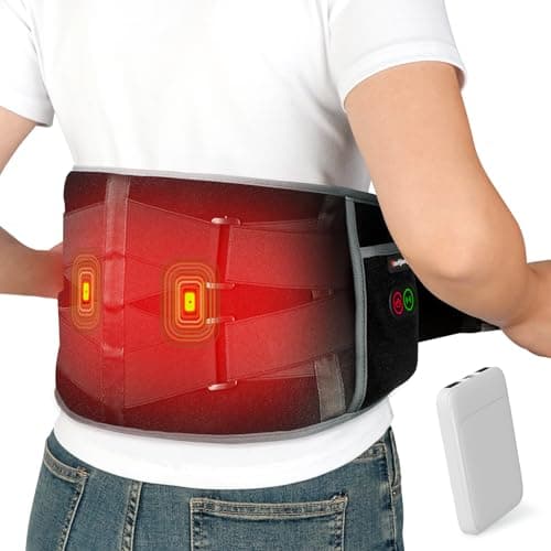 Comfytemp Comfytemp Cordless Heating Pad with Massager for Back