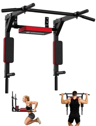 CRYSTAL FIT CRYSTAL FIT Wall-Mounted Pull-Up & Dip Station